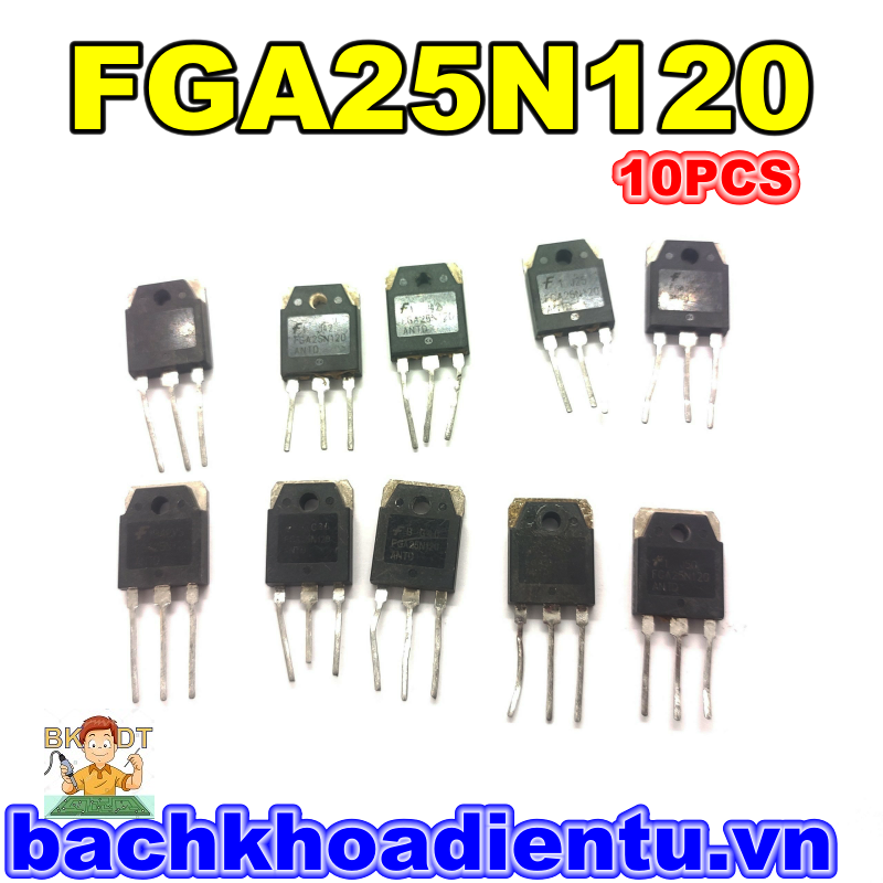 [10c] IGBT bếp từ FGA25N120 bóc máy chất lượng tốt.