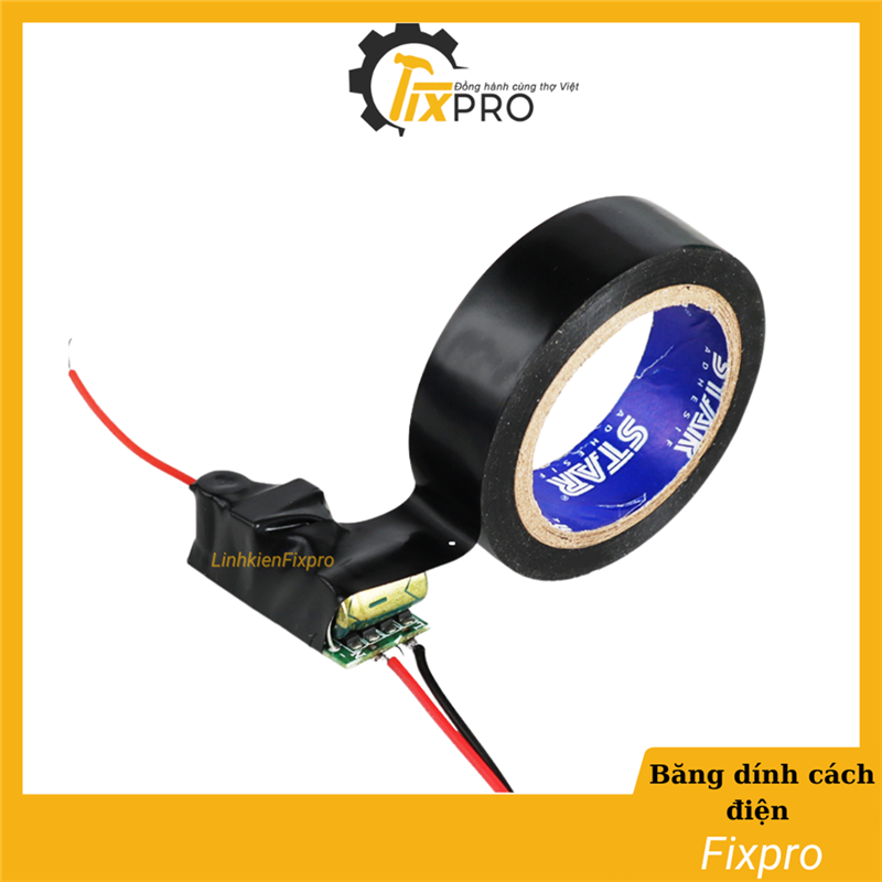 Băng dính cách điện PVC màu đen chất lượng tốt