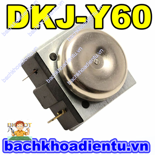 Bộ hẹn giờ 60 phút DKY-J 60p 2 chân trục tròn dùng cho lò nướng, nồi cơm, nồi áp suất