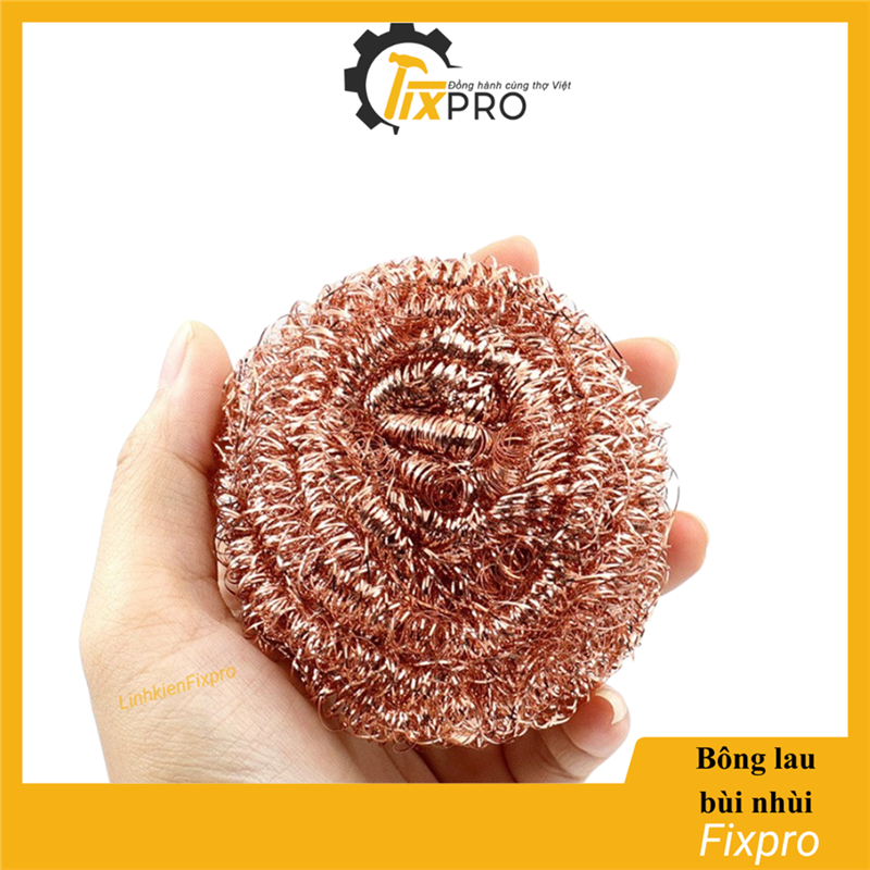 Bông lau bùi nhùi đồng, bông lau mũi hàn bằng đồng