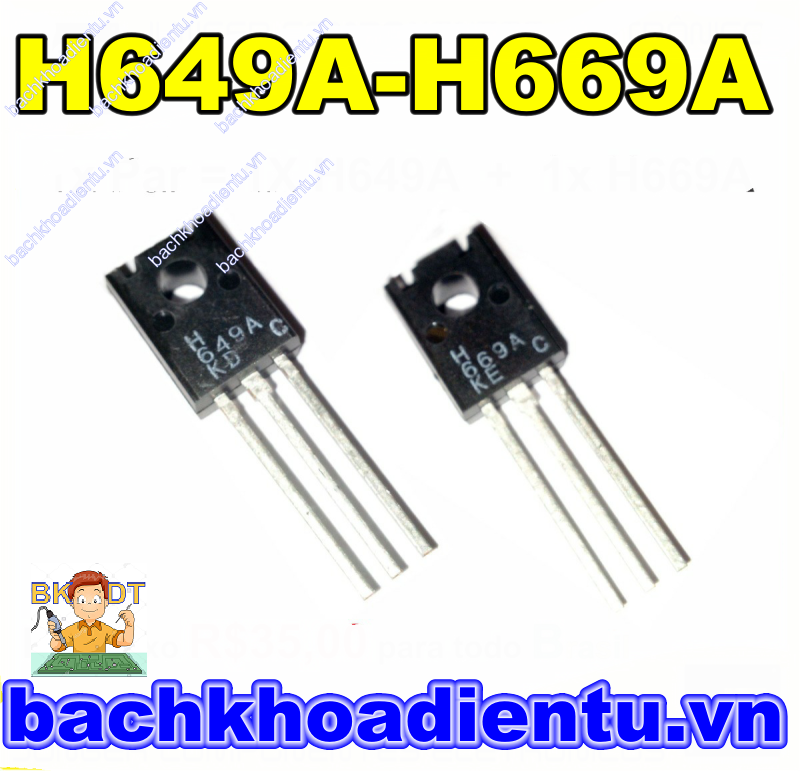 Cặp sò H649A-H669A bóc máy chính hãng.