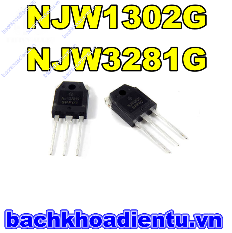 Cặp sò NJW1302G-NJW3281G bóc máy chính hãng.