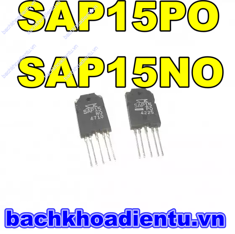 Cặp sò SAP15PO-SAP15NO bóc máy chính hãng.