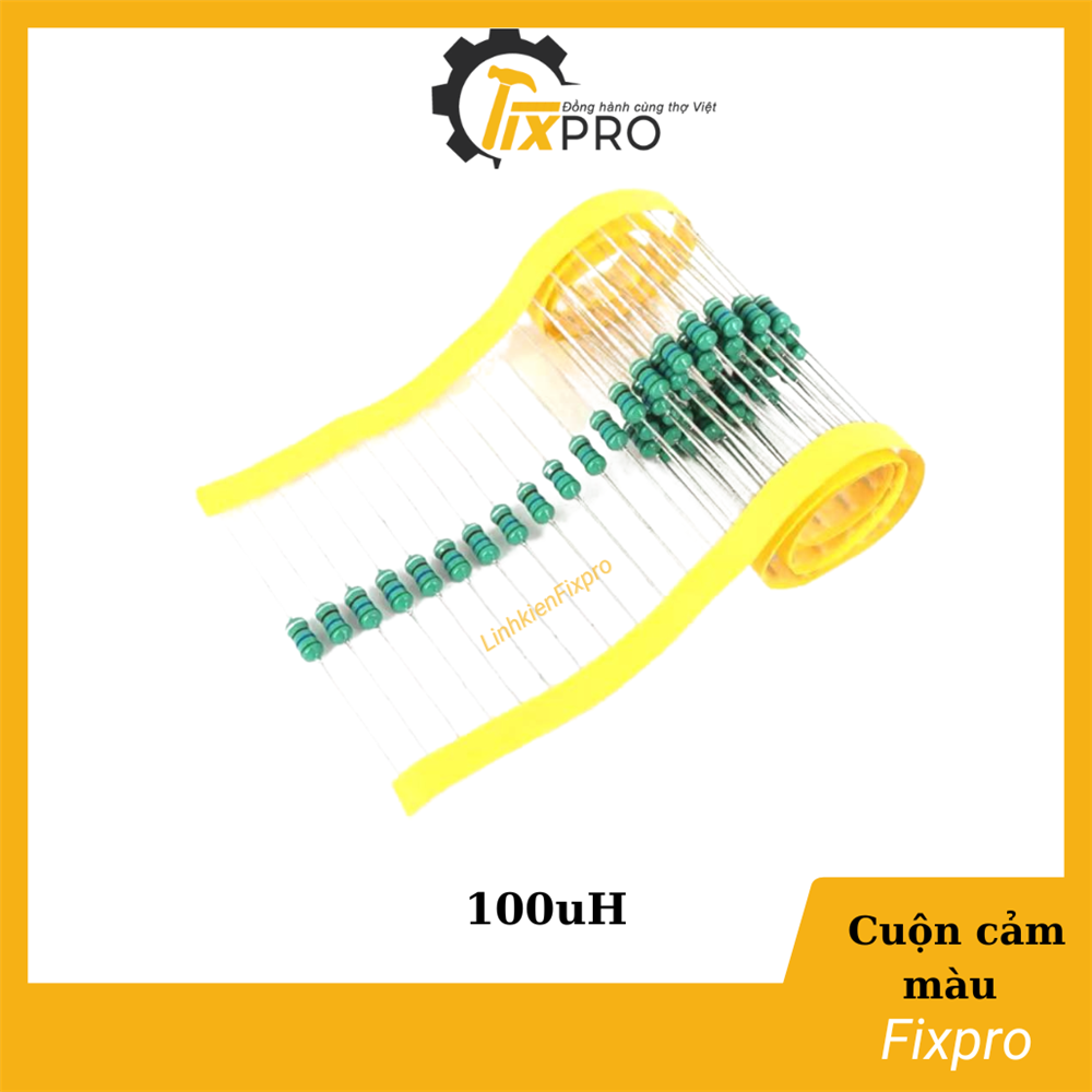 Cuộn cảm vòng màu 0510 100UH (10 chiếc) 101K