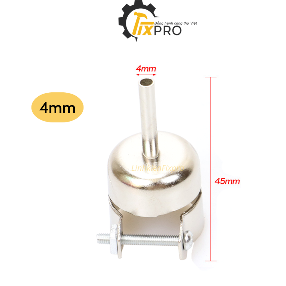 Đầu chụp khò 5mm có vít giữ