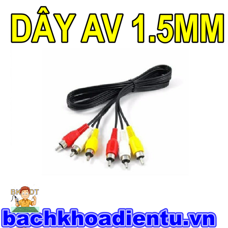 Dây AV 6 đầu 1.5m