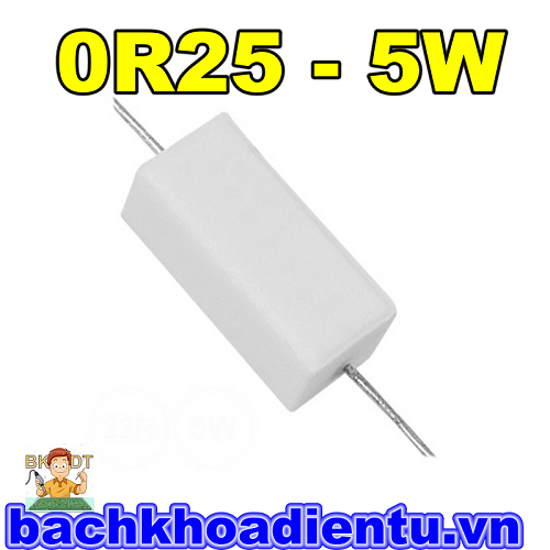 Điện trở 0R25-5W