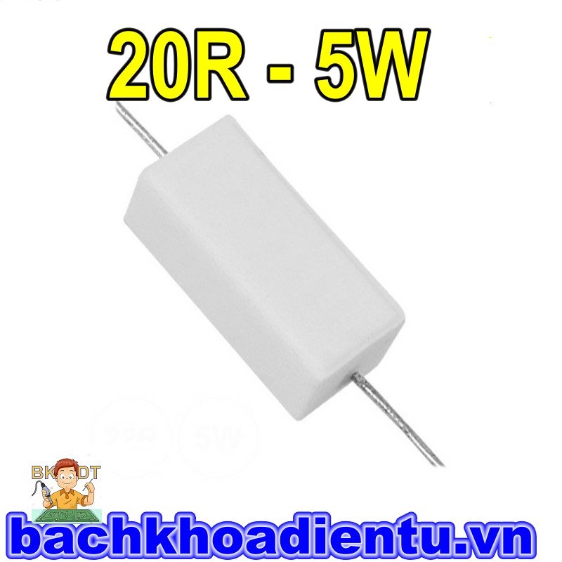 Điện trở 20R-5W.