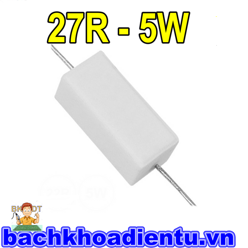 Điện trở 27R-5W.