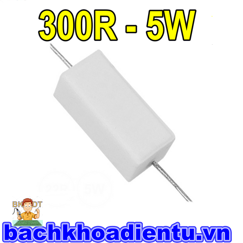 Điện trở 300R-5W.