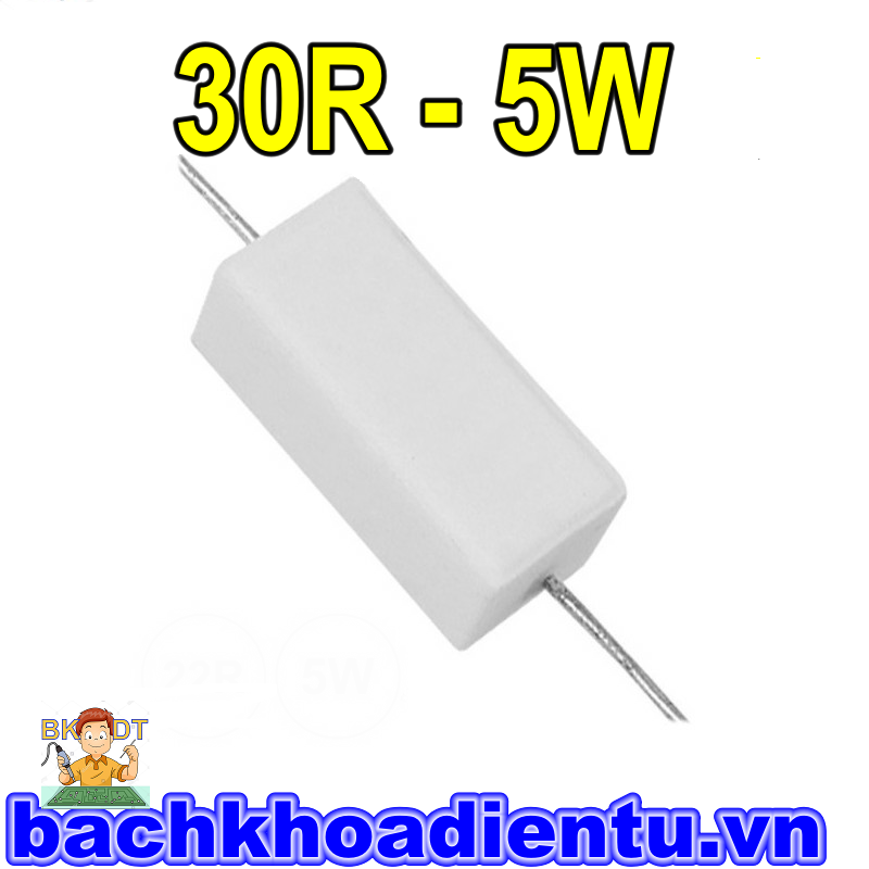 Điện trở 30R-5W.