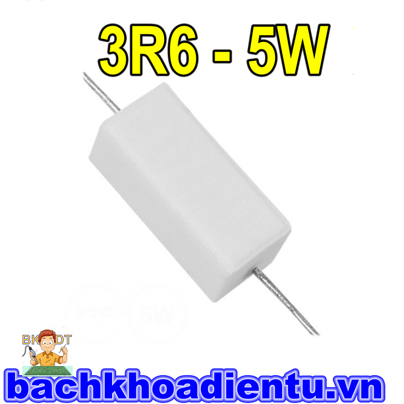 Điện trở 3R6-5W.