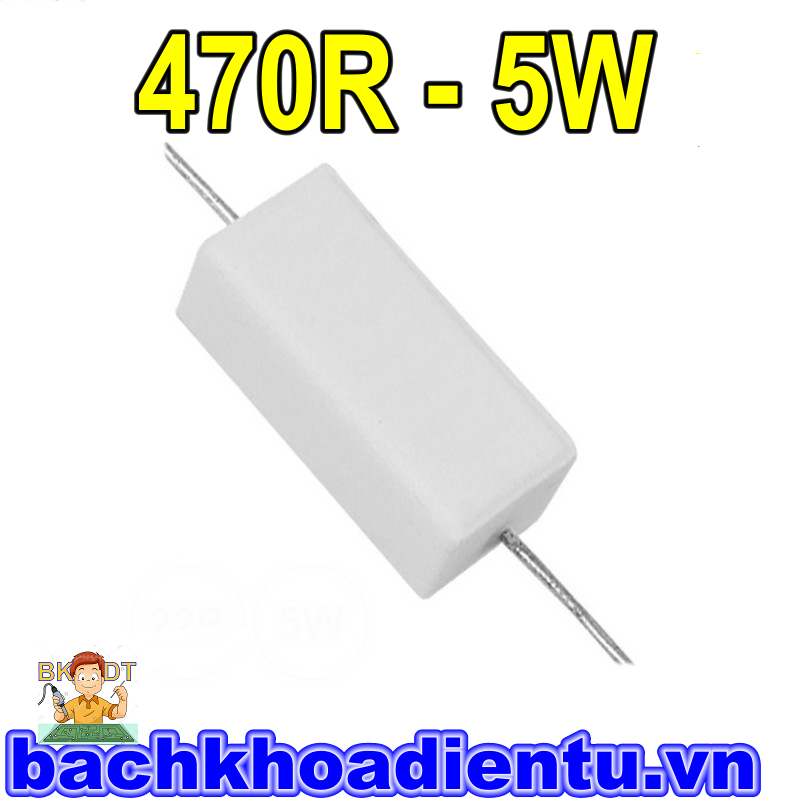 Điện trở 470R-5W.