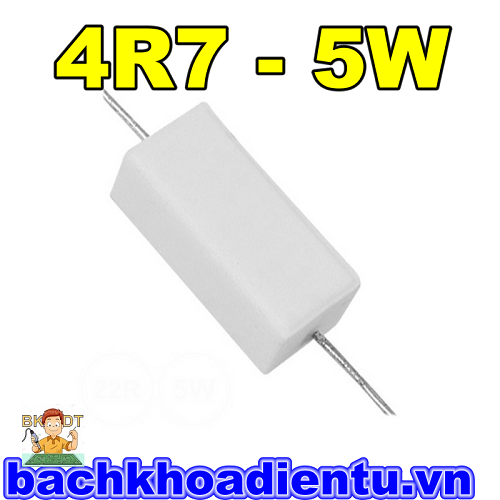 Điện trở 4R7-5W