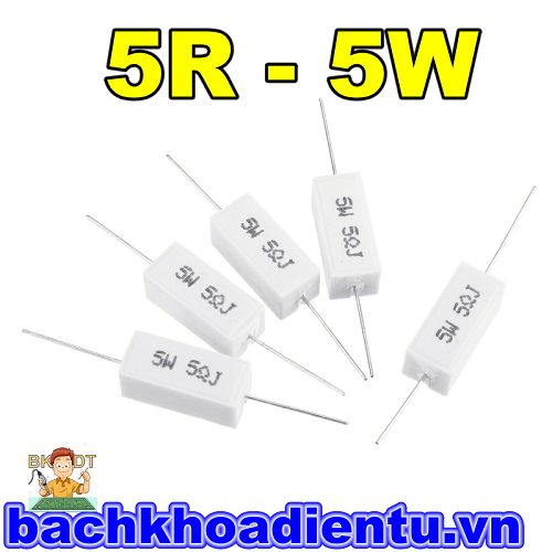 Điện trở 5R-5W.