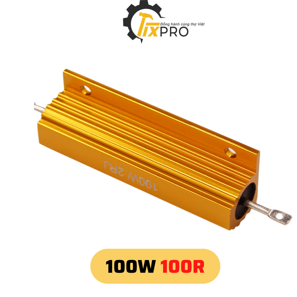 Điện trở nhôm 100W 100R 5% RX24-100W100R