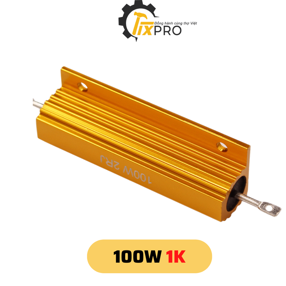 Điện trở nhôm 100W 1K 5% RX24-100W1K