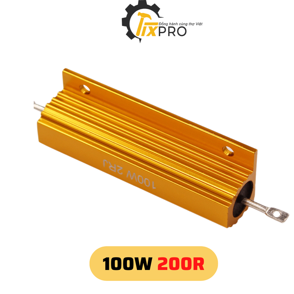 Điện trở nhôm 100W 200R 5% RX24-100W200R