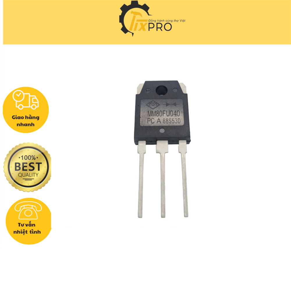 Diode MM80FU040 ( 80A 400V )mới chính hãng