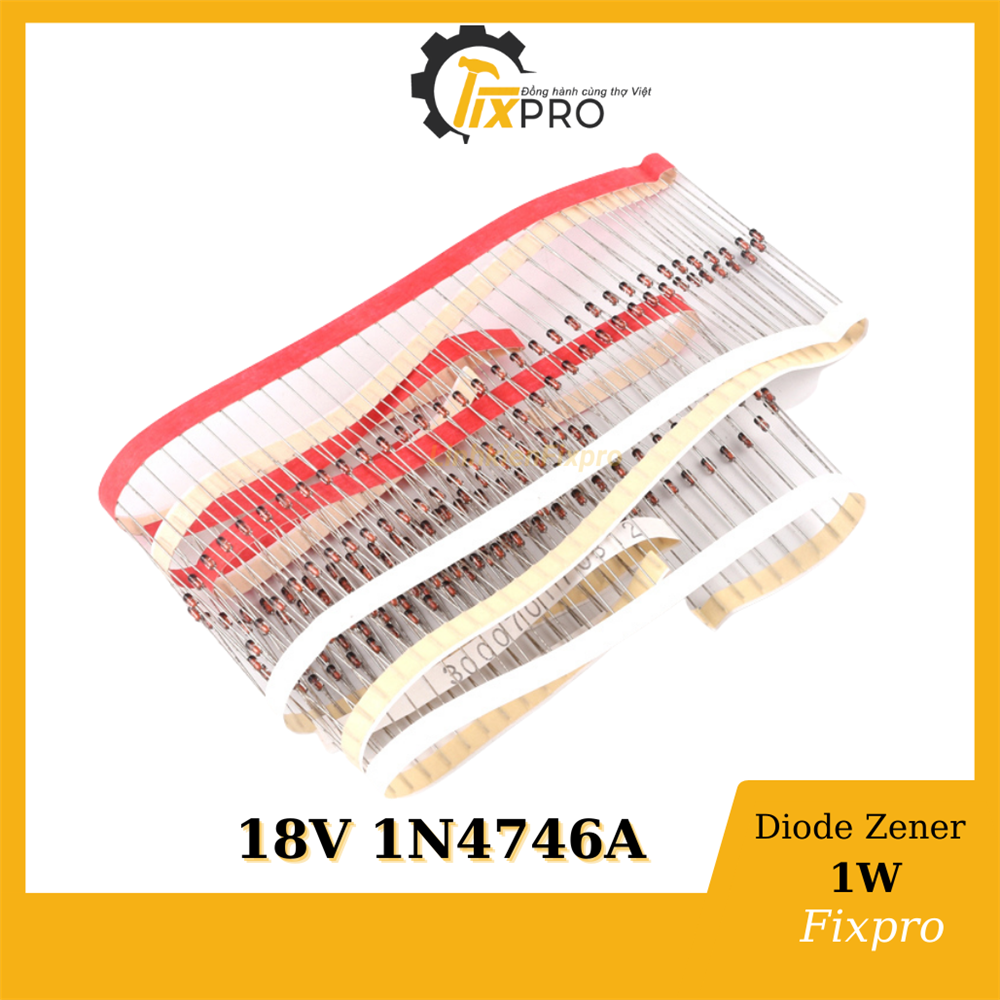 Diode zener 18V 1W 1N4746A (10c)