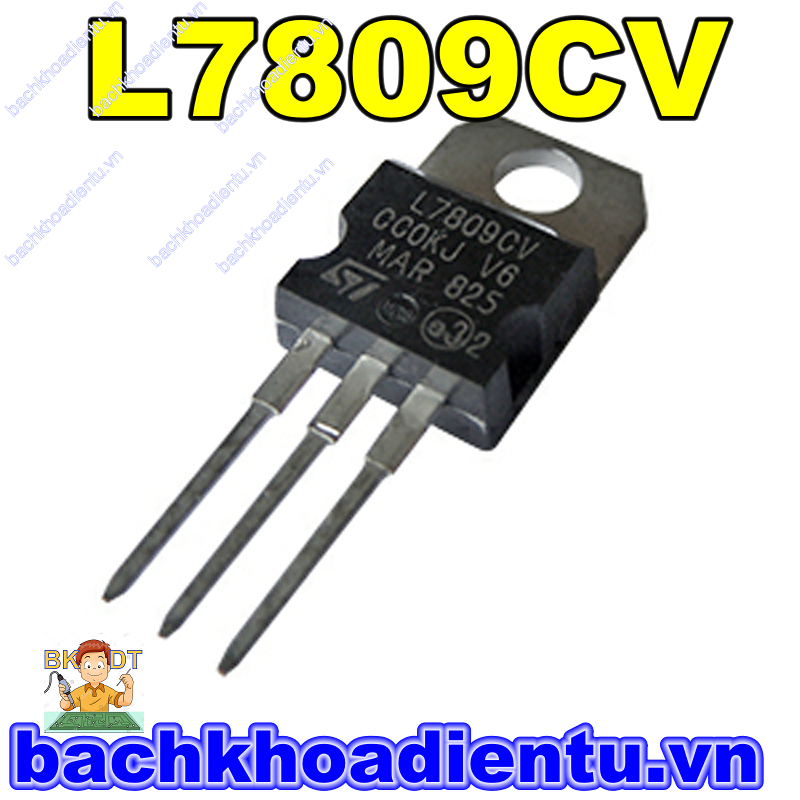 IC nguồn 7809 L7809CV 1.5A 9V TO-220 chính hãng ST