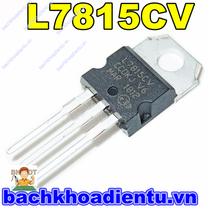 IC nguồn 7815 L7815CV 1.5A 15V TO-220 chính hãng ST