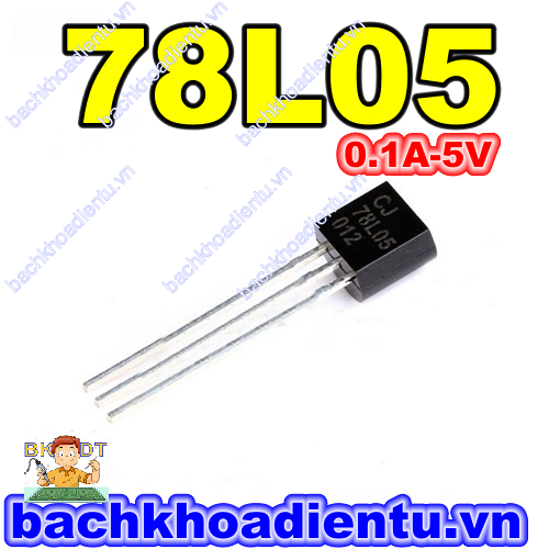 IC 78L05 , IC ổn áp 5V  dòng tải 0.1A