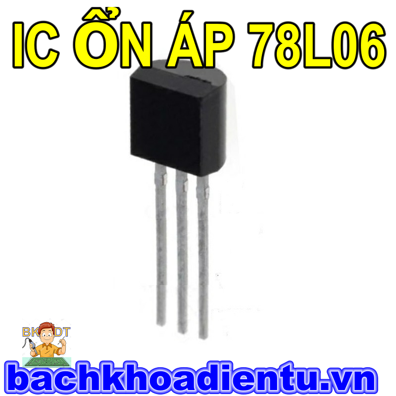 IC 78L06 , IC ổn áp 6V  dòng tải 0.1A