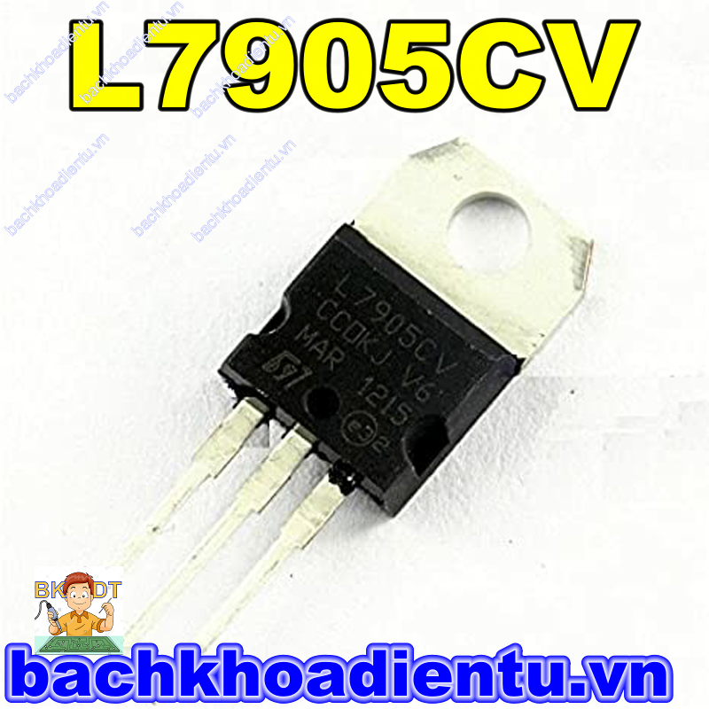 IC 7905  IC ổn áp -5V, IC L7905CV