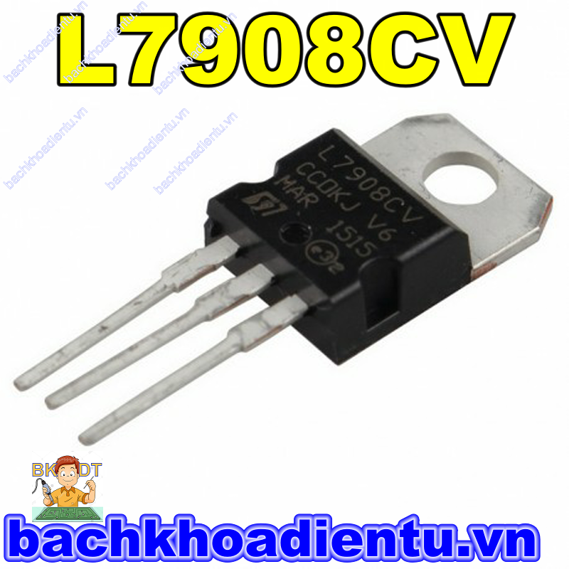 IC ổn áp 7908 L7908CV 5V 1.5A TO-220 chính hãng ST