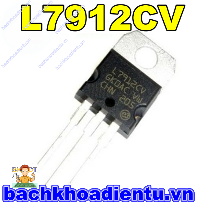 IC 7912  IC ổn áp -12V, IC L7912CV