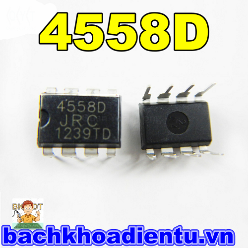 IC 4558D IC khuếch đại, so sánh tín hiệu loại chân cắm