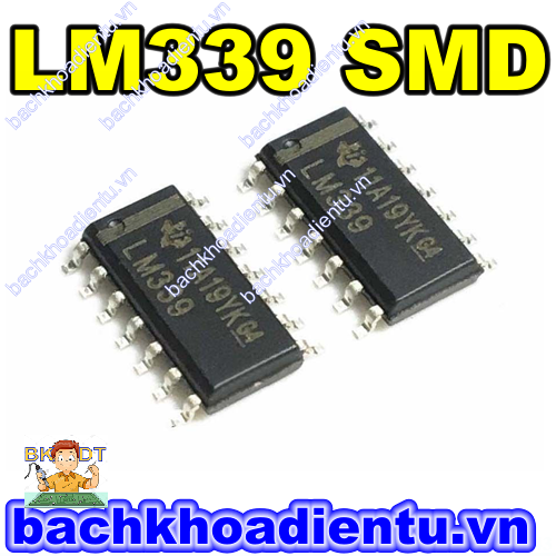 IC LM339 IC khuếch đại, so sánh tín hiệu loại dán