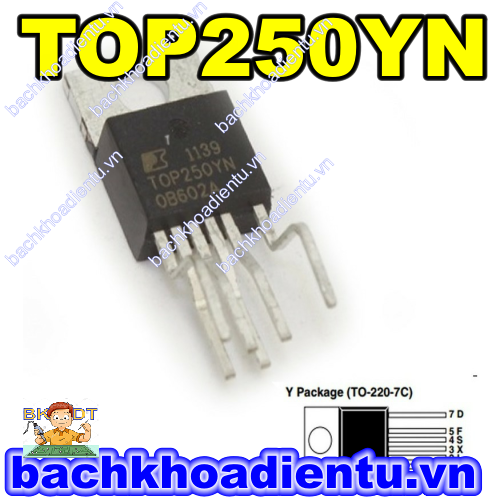 IC nguồn TOP250YN,TOP250Y chính hãng