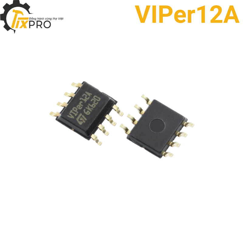 IC nguồn VIPer12A SMD chính hãng.