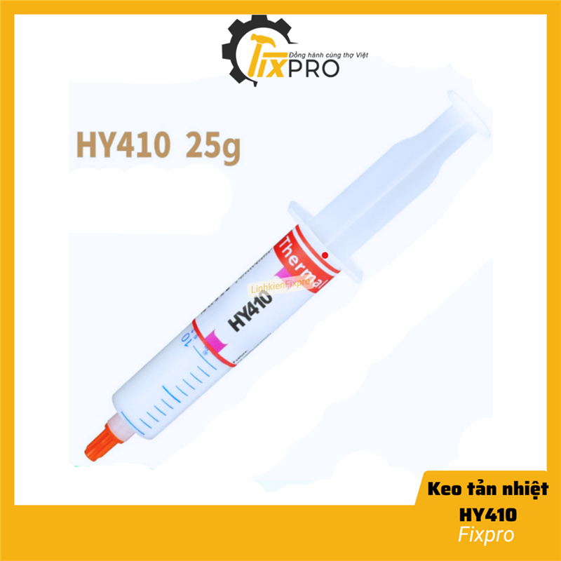 Keo tản nhiệt CPU HY410 ống xilanh 30g cho laptop, máy tính, sò âm thanh,...chất lượng tốt
