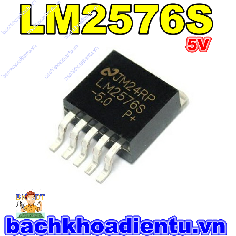 LM2576S-5.0 3A 5V TO-263-5 chính hãng.