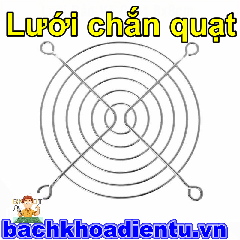 Lưới chắn quạt tản nhiệt 12cm.