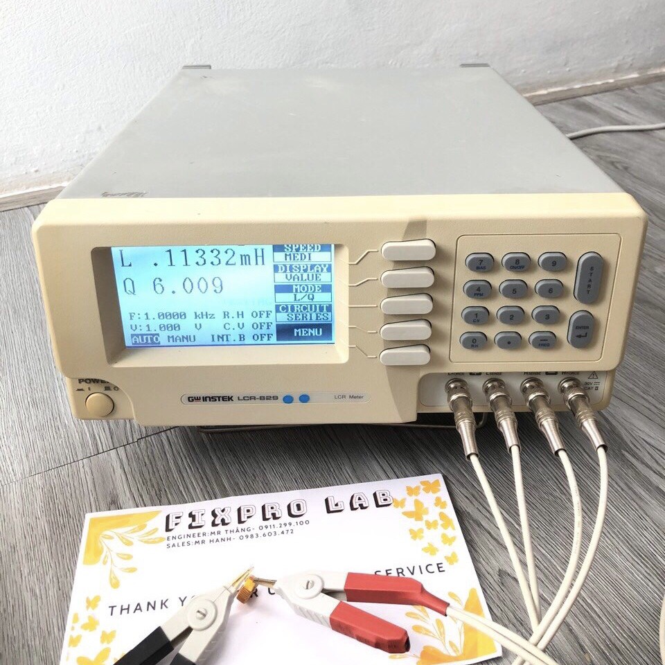 Máy đo LCR Gwistek 829 100kHz đã qua  sử dụng