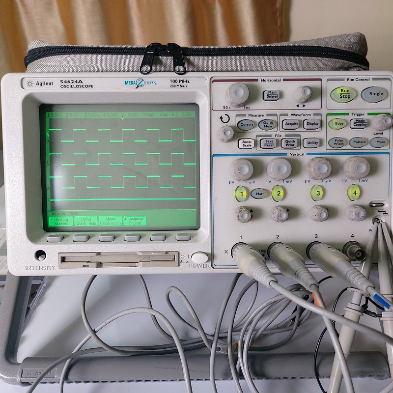 Máy hiện sóng 4 kênh agilent 54624A 100mhz