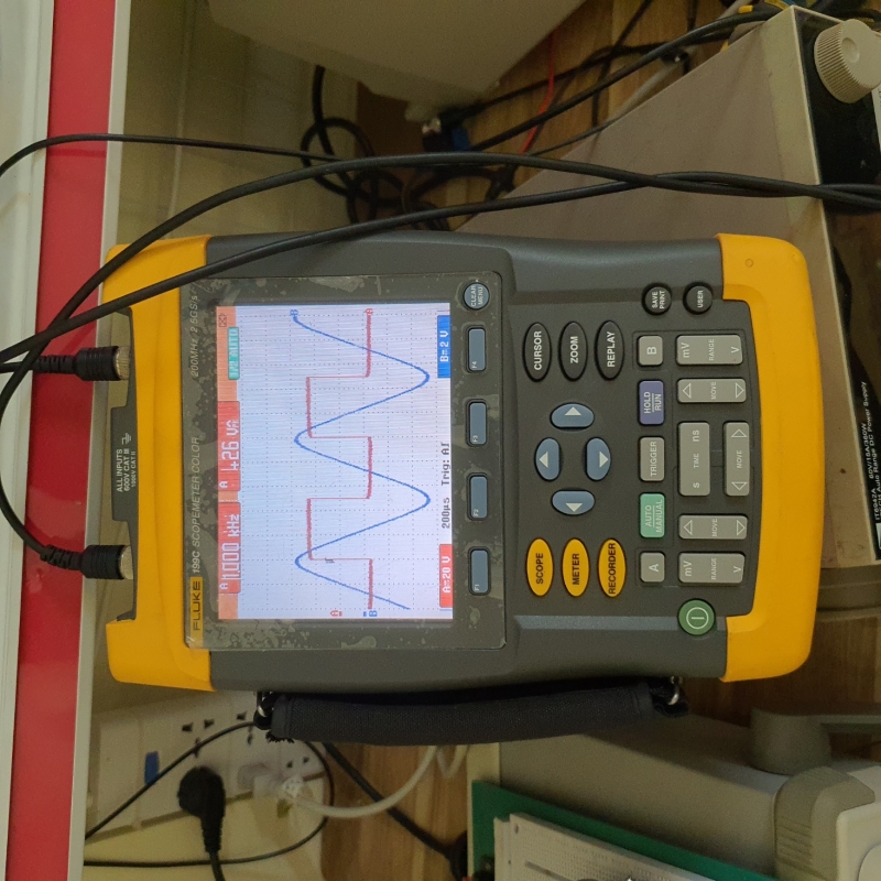 Máy hiện sóng Fluke 199C 200Mhz 2 kênh cách ly như mới