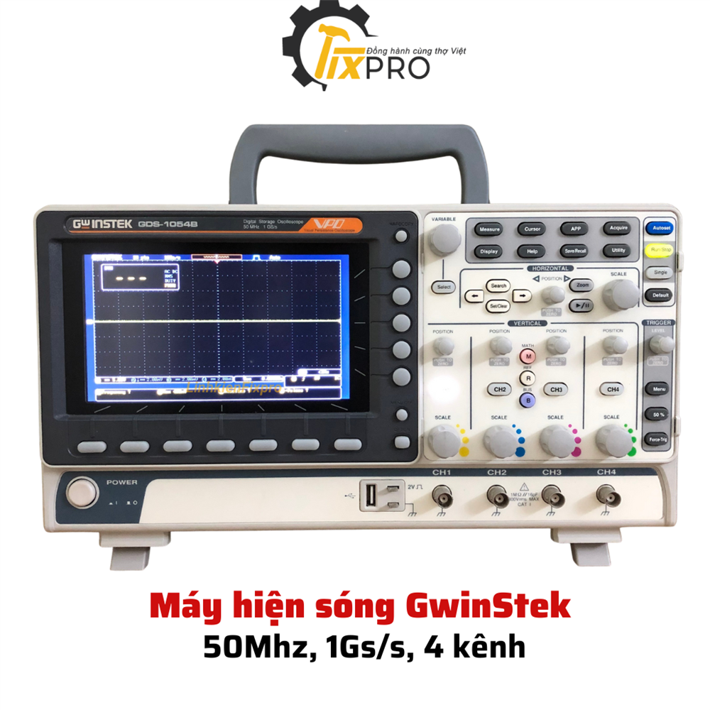 Máy hiện sóng GwinStek GDS-1054B (50Mhz, 1GS/s, 4 kênh)