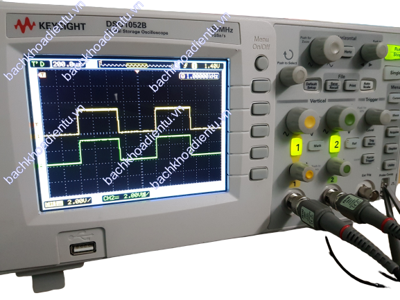 Máy hiện sóng Keysight DS01052B đã qua sử dụng mới 98%