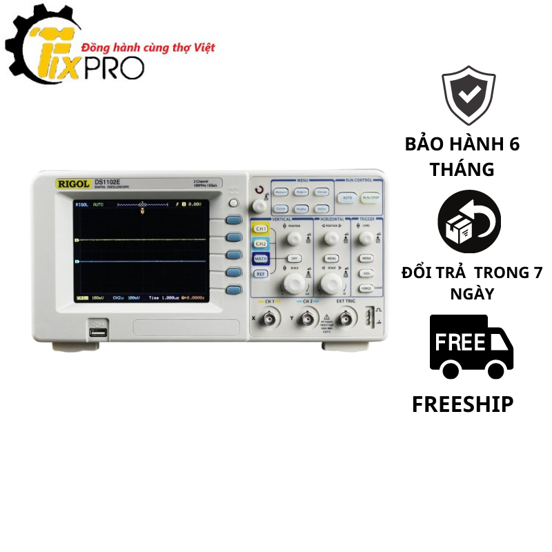 Máy hiện sóng Rigol DS1102E 100Mhz 1GSa/s đã qua sử dụng
