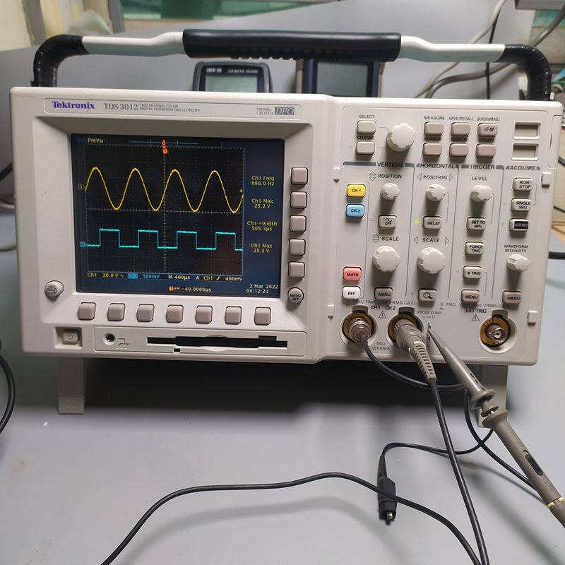 Máy Hiện Sóng Tektronix TDS3012 100MHz, 2 Kênh, Full Phụ Kiện Hãng