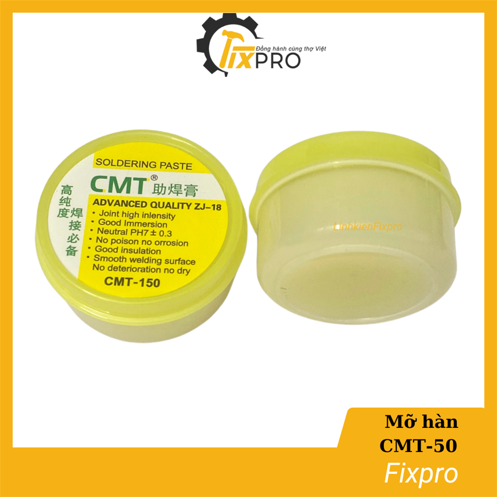 Mỡ hàn CMT CMT-150 trung tính hàn dán, hàn dầu liên kết cao, bề mặt hàn cực mịn