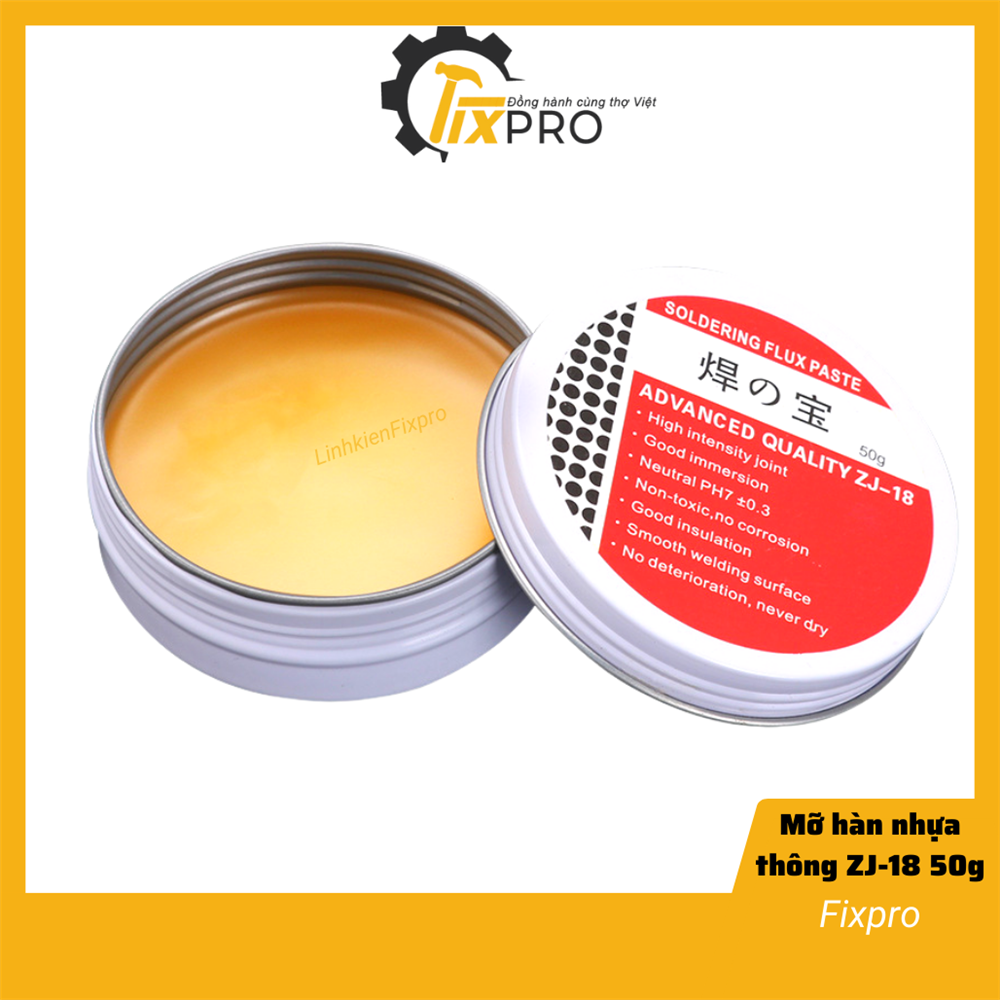 Mỡ hàn nhựa thông 50g ZJ-18 hàn dán, hàn dầu chất lượng tốt