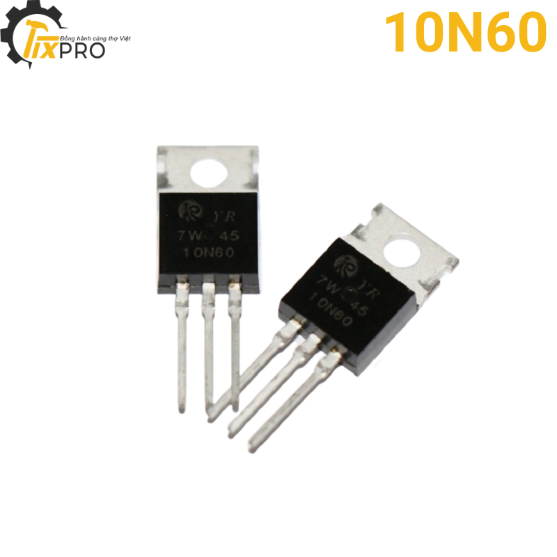 Mosfet 10N60 10A 600V  tháo máy lưng đồng