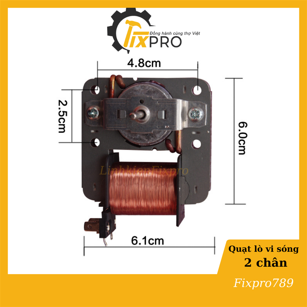 Quạt lò vi sóng, lò nướng 2 chân chất lượng tốt