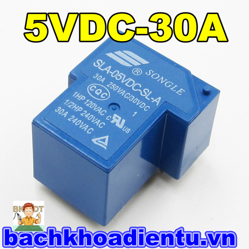 SLA-05VDC-SL-A T90 Relay 5V 30A 4 chân